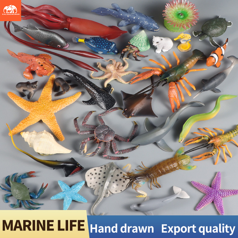 Marine Life Aquariums - Sea Life Animal Action Figures Set