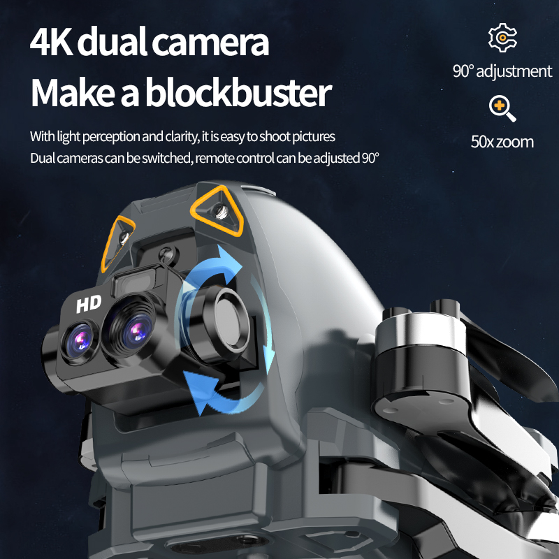 S177 RC Drone 4K Professional  - Overflow Box Dual ulasan dan harga