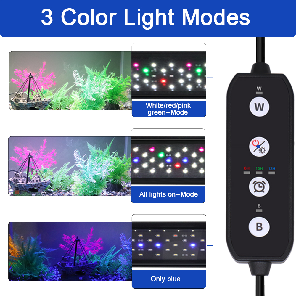 12-30 inch fish tank full spec - Marine Aquarium Led Lights ulasan dan harga