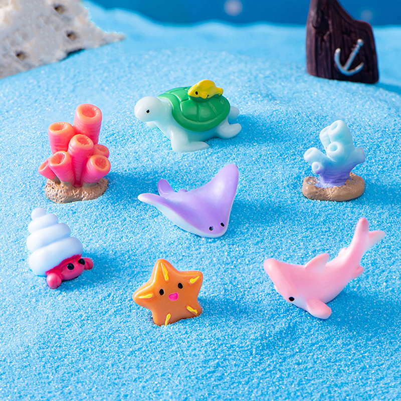 Mini Ocean Marine Set Model Se - Marine Life Aquariums ulasan dan harga