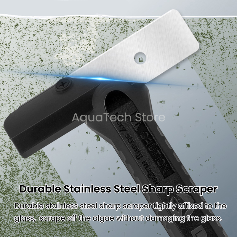 Magnetic Aquarium Fish Tank Gl - Marine Aquarium Glass Cleaner ulasan dan harga