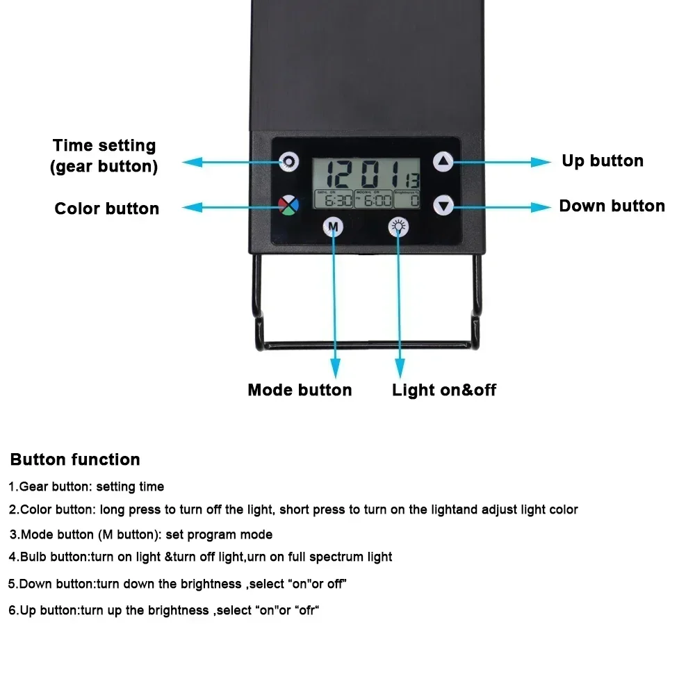 IP68 Waterproof Aquarium LED L - Marine Aquarium Led Lights ulasan dan harga