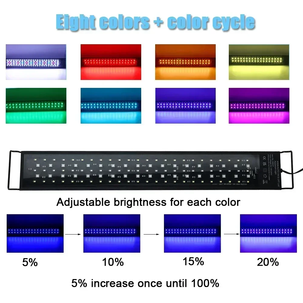 IP68 Waterproof Aquarium LED L - Marine Aquarium Led Lights ulasan dan harga