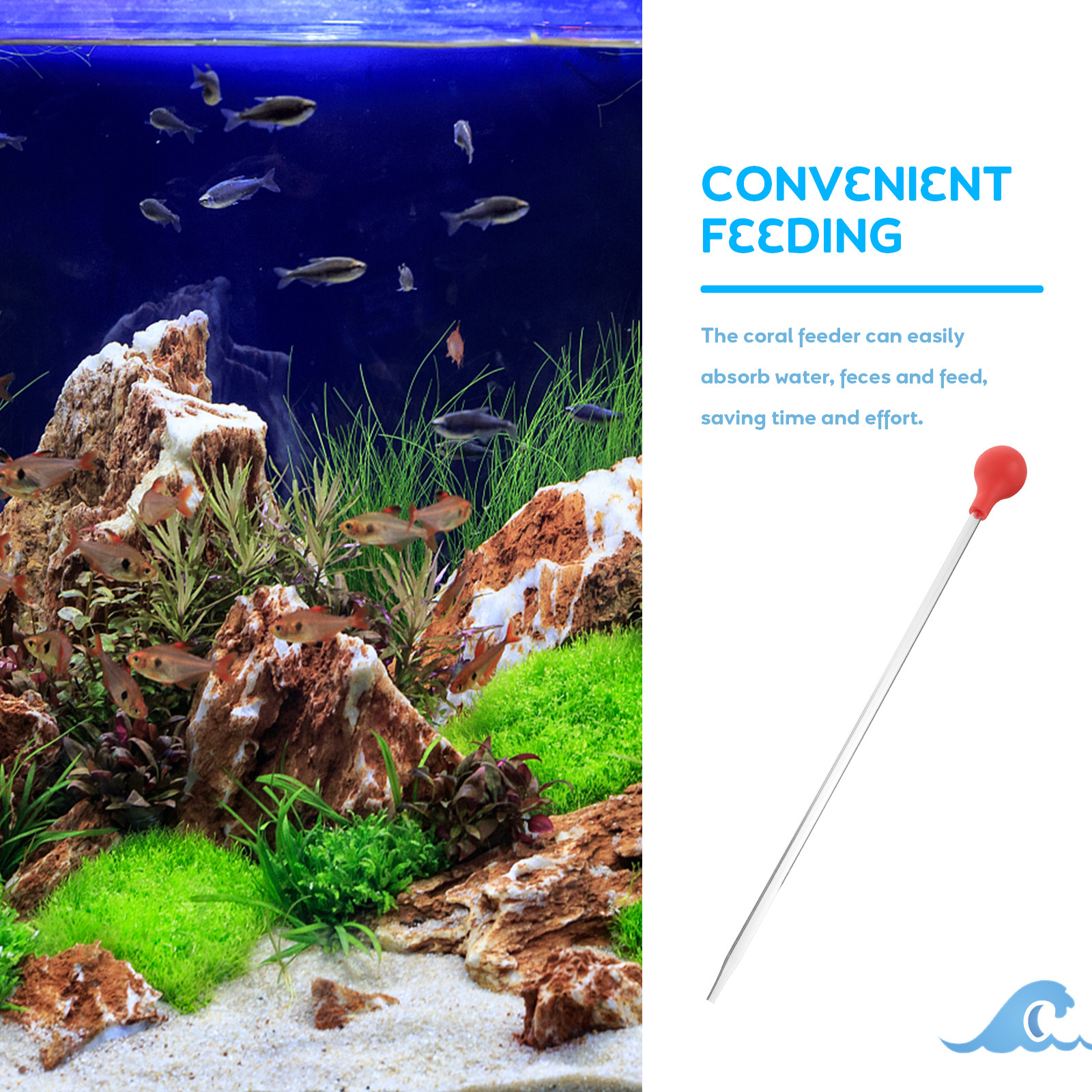 40Cm Coral Feeding Tube Acryli - Coral Food Liquid ulasan dan harga