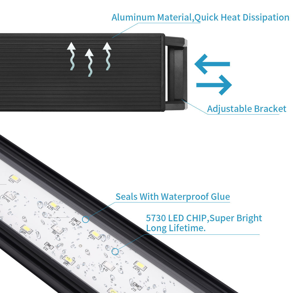 Adjustable Brightness of Fish  - Marine Aquarium Led Lights ulasan dan harga