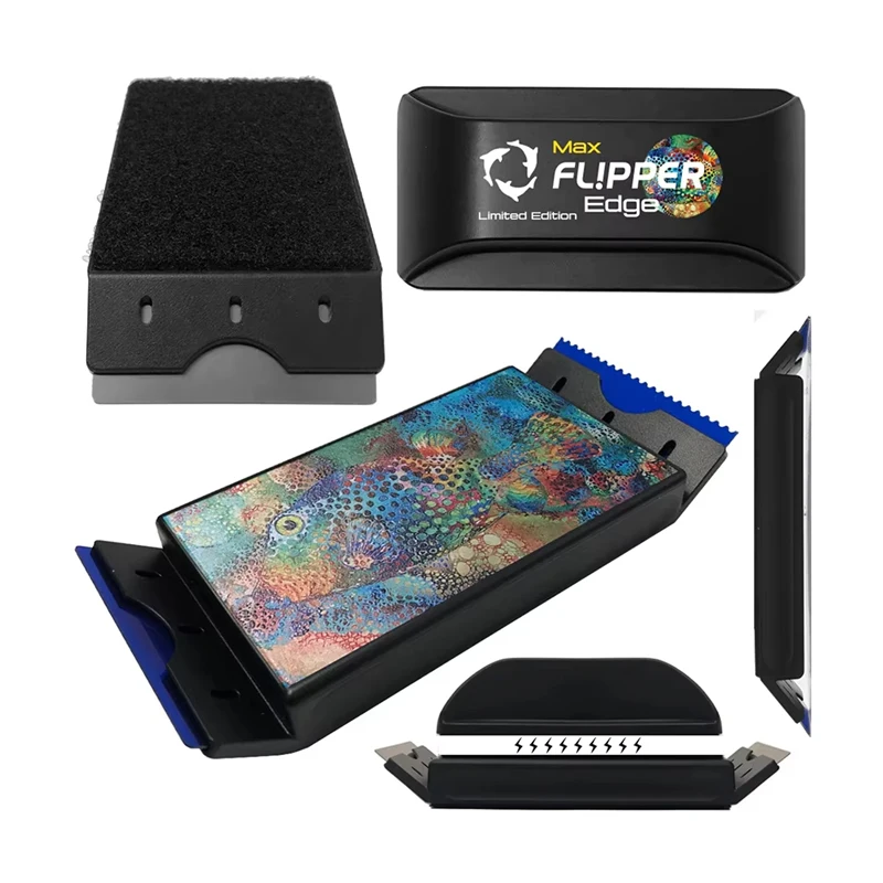 Limited Edition Flipper Edge M - Marine Aquarium Glass Cleaner ulasan dan harga