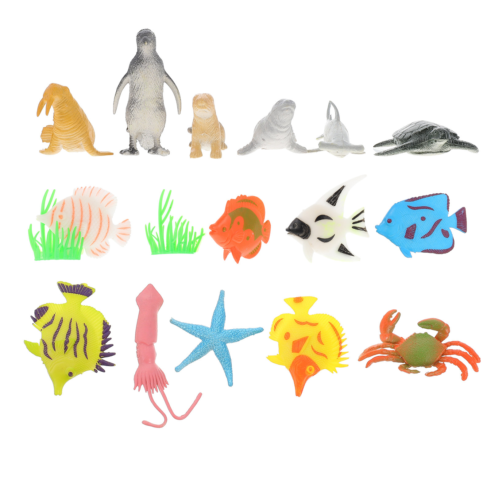 1Set Realistic Marine Creature - Marine Life Aquariums ulasan dan harga