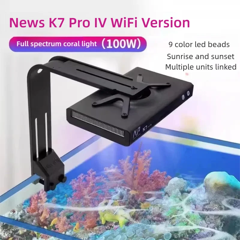 Noo-Psyche K7 Pro V4 WiFi Full - Marine Aquarium Led Lights ulasan dan harga