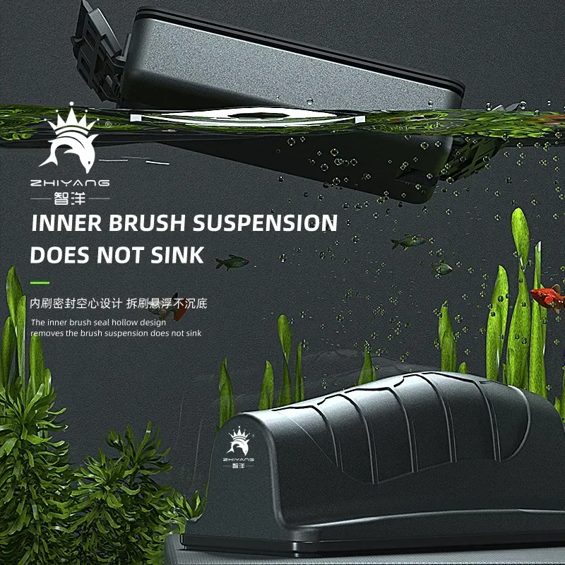 New Magnetic Aquarium Fish Tan - Marine Aquarium Glass Cleaner ulasan dan harga