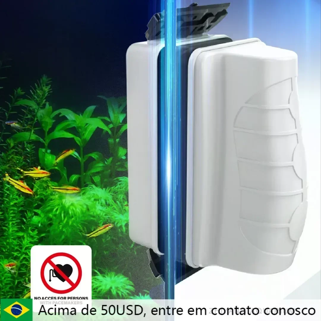 New Magnetic Aquarium Fish Tan - Marine Aquarium Glass Cleaner ulasan dan harga