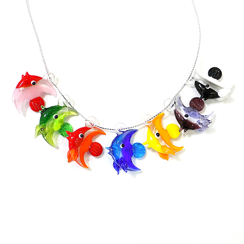 2pcs Mini Fish Glass Pendant C - Marine Aquarium & Regional Centre Photos ulasan dan harga