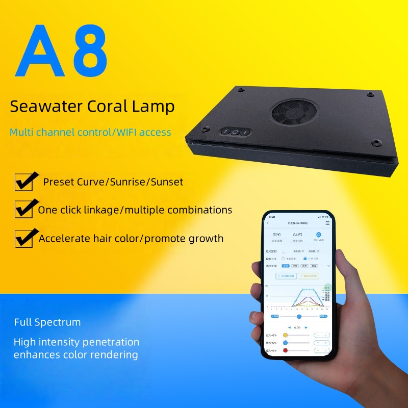 sttl A8Pro II Max 240 Watt WiF - Marine Aquarium Led Lights ulasan dan harga