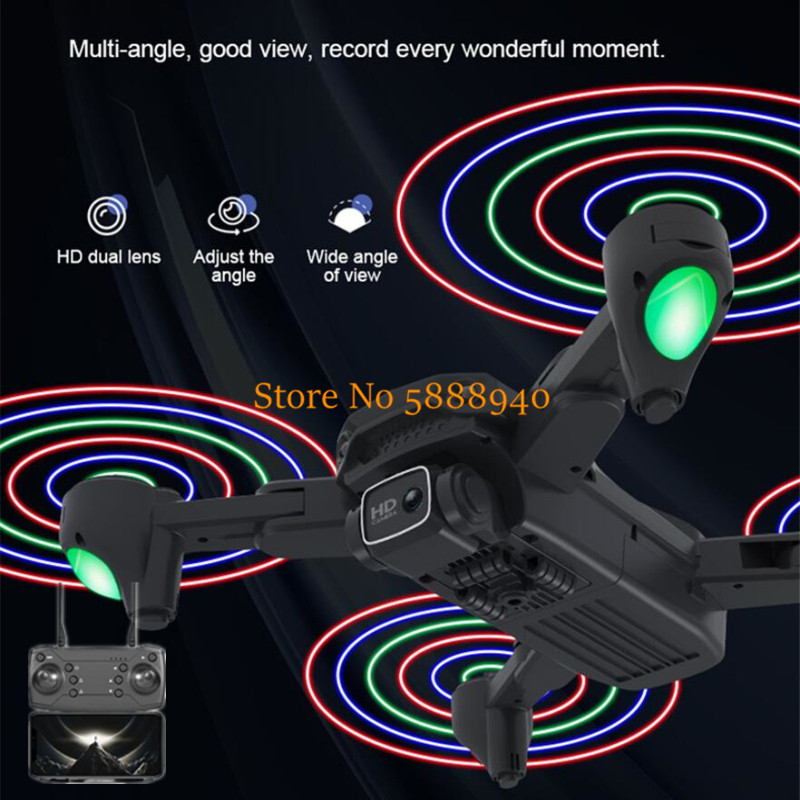 4K Dual Camera Aerial Photogra - Overflow Box Dual ulasan dan harga