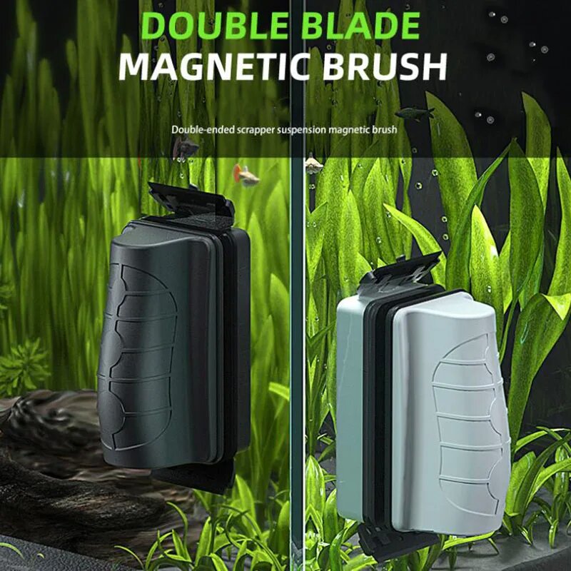 Magnetic Aquarium Fish Tank Br - Marine Aquarium Glass Cleaner ulasan dan harga